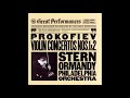 PROKOFIEV: Violin Concerto No. 2 in G minor op. 63 / Stern·Ormandy · Philadelphia Orchestra