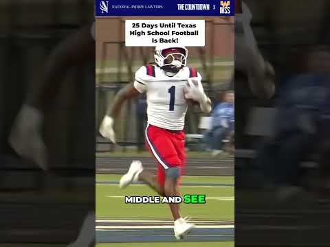 Posting 1 play every day until Texas High School Football is back! 25 Days left!
