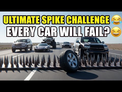 ULTIMATE SPIKE CHALLENGE 🔥 | EVERY CAR WILL FAIL? 😨 | Extreme Crash Test