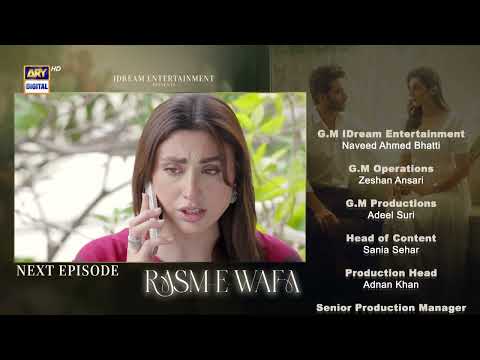 Rasm e Wafa Episode 53 | Teaser | Hina Chaudhary | Arslan Khan |  ARY Digital