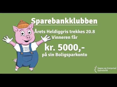 Søgne og Greipstad Sparebankklubb - Årets Heldiggris 2020