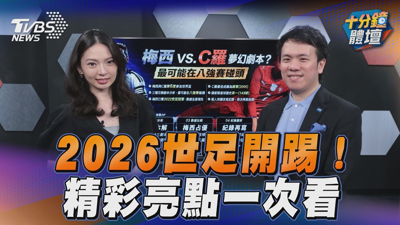 十分鐘體壇/梅西、C羅最後一舞?足壇新王姆巴佩、亞馬爾接班