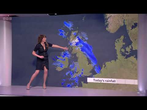Elizabeth Rizzini - Weather - January 27th 2026 - BBC News at Six (HD)