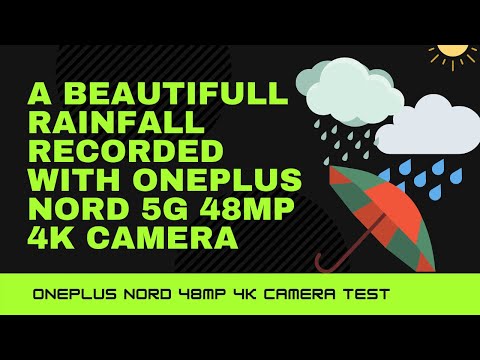 Heavy Rain Fall In My Area Recorded With OnePlus Nord 5G 48MP Camera 4K Recorded