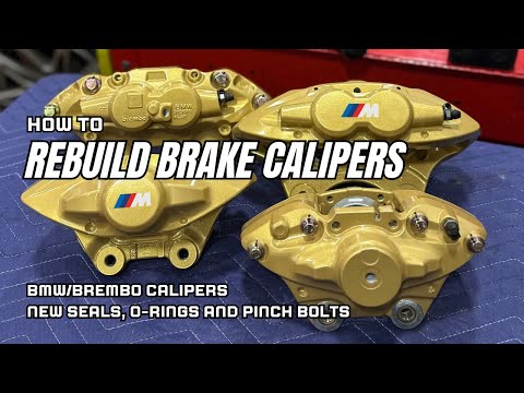 How to rebuild your BMW M F8X/Brembo brake calipers