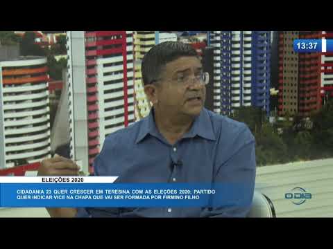 O DIA NEWS 13 01 2020  Celso Henrique (Pres. Cidadania23) - EleiçoÌƒes municipais 2020
