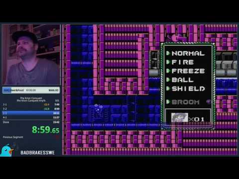 NES The Krion conquest speedrun in 15:20 (Former WR)