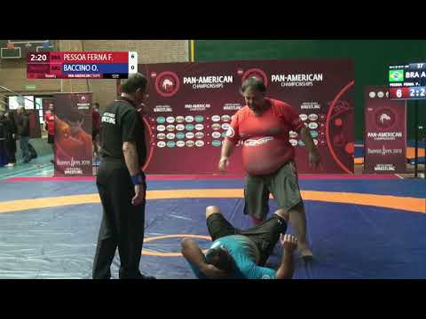 Round 3 Men's GP No-Gi - +100 kg: F. PESSOA FERNA (BRA) v. O. BACCINO (ARG)