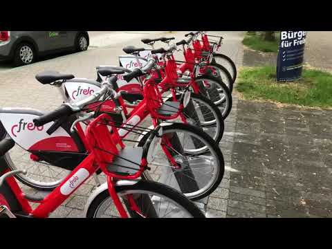 frelo nextbike Freiburg Fahrradverleih Radverleihsystem FRELO Mai 2019