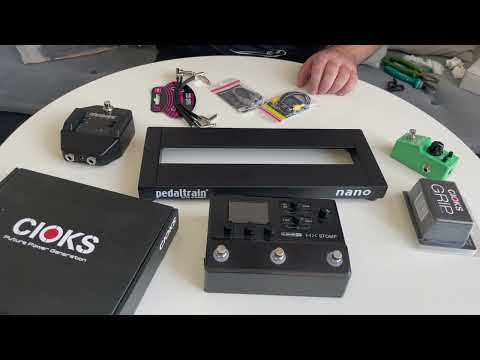 Small compact pedalboard build