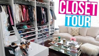 CLOSET ROOM TOUR!! Vlogmas Day 9!