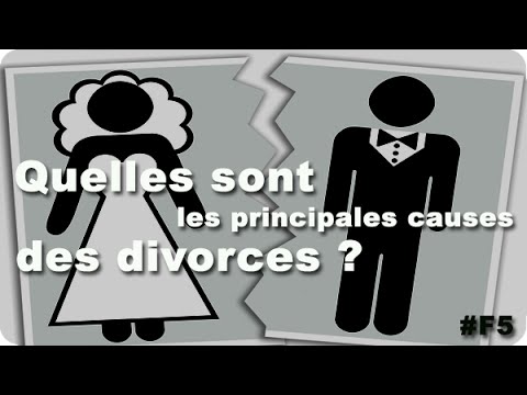 Quelles sont les principales causes des divorces ?