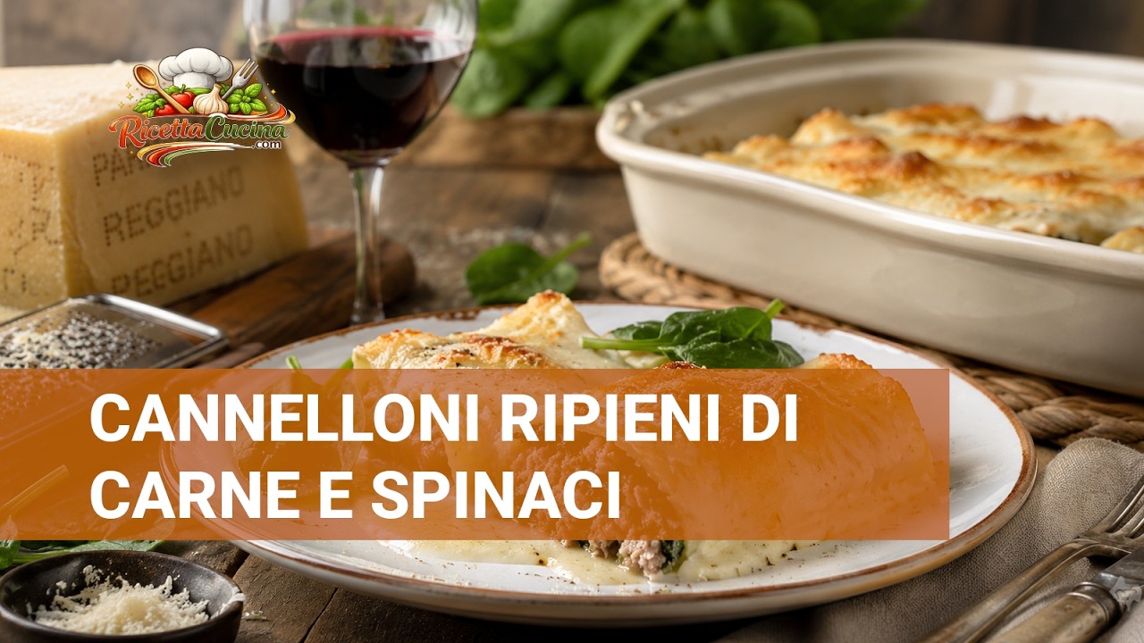 Anteprima video di Cannelloni Ripieni di Carne e Spinaci