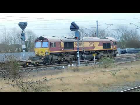 66004 Passes Darlington - 4E96 Mossend Euroterminal to Tees Dock