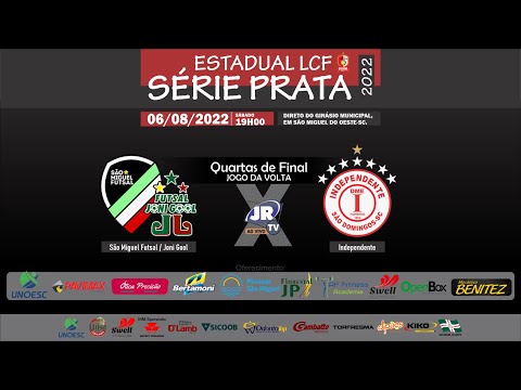 ⚽ SÃO MIGUEL FUTSAL/JONI GOOL X INDEPENDENTE - Série Prata::::Quartas de Final::::Jogo da volta:::