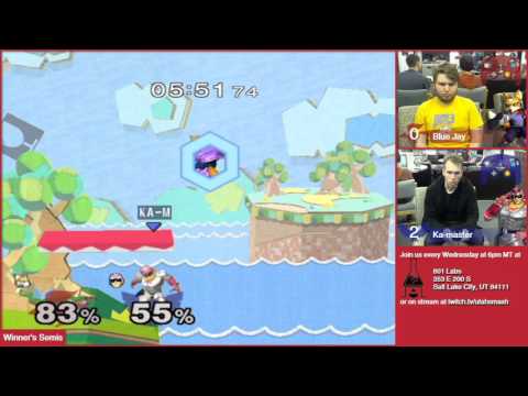 [2016-05-04] Smash Labs Weekly - Melee - WS - Blue Jay (Fox) vs Ka-master (Falcon)