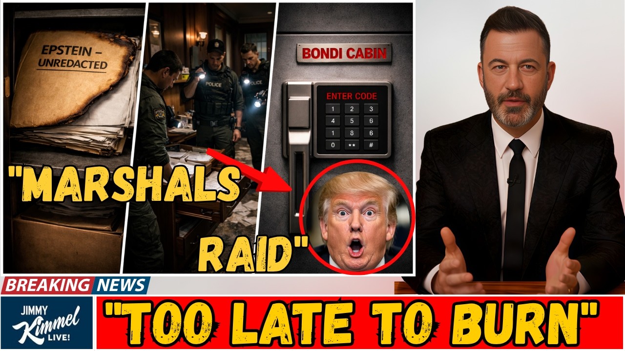 TOO LATE TO BURN: Marshals Seize the Unredacted Epstein Files from Bondi’s Desk!