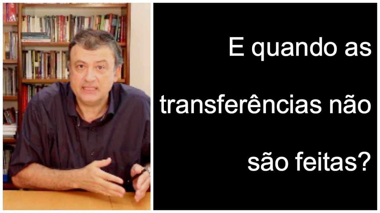 E quando a pessoa não consegue fazer a transferência? | Christian Dunker | Falando nIsso 93