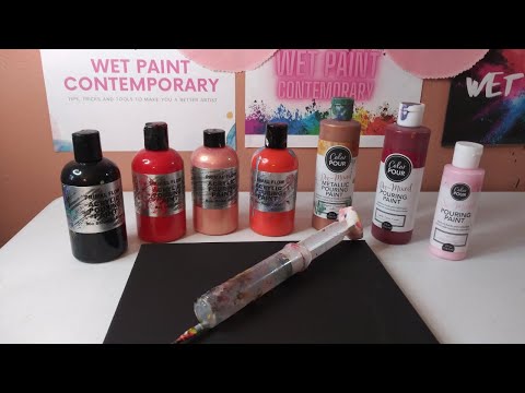 Unique & Satisfying "Syringe" Fluid Art