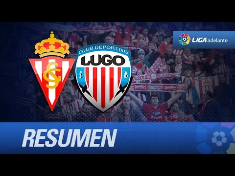 Resumen de Sporting de Gijón (2-1) CD Lugo - HD