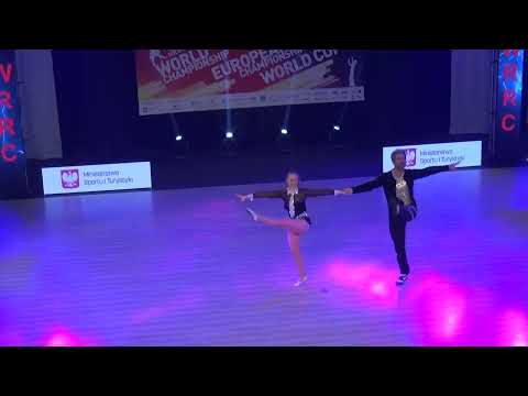 Tobias Bludau und Michelle Uhl, Footwork Final World Cup MCFS Krakau 2022