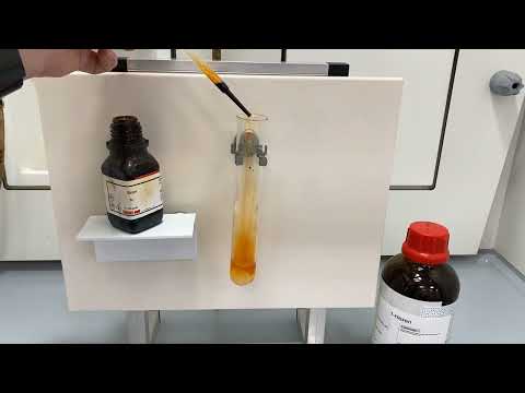 Reaktion zwischen Hexen und Brom