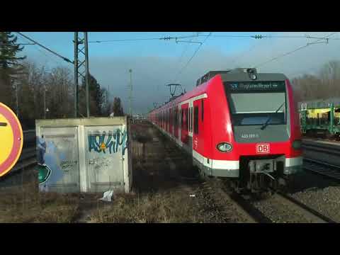 Züge in M-Feldmoching mit Br425, Dostos mit Br 146/Br 111, Alex, Güterzügen, Br440 und anderen Zügen