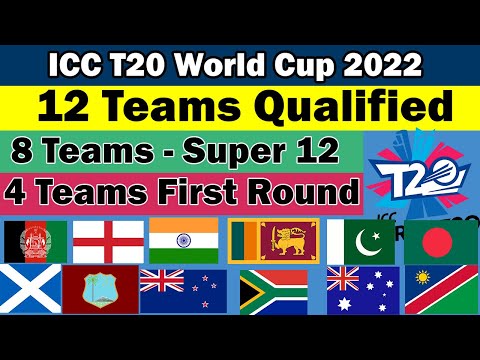 🏆ICC T20 World Cup 2022🏆Qualified Teams🏆10 Teams Qualify base on T20 Teams Ranking