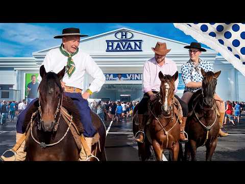 INAUGURAÇÃO HAVAN TAQUARA-RS (Indavírus, Alberto Mecânico, Luciano Hang e Lauro Antigo)