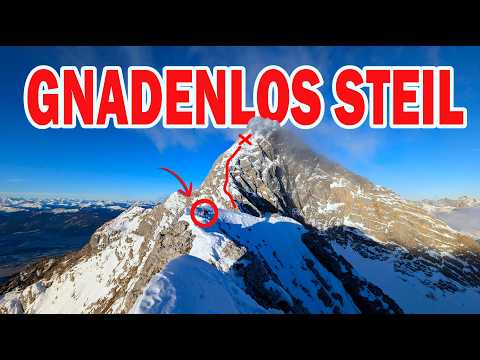 Schönfeldspitze Winter: Die Ostflanke verzeiht keine Fehler! #winter #bergsteigen