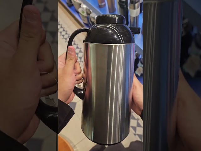 ترمس الشاي Zojirushi ستانلس ستيل ياباني 1900 مل فضي