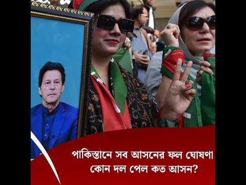 পাকিস্তানে সব আসনের ফল ঘোষণা, কোন দল পেল কত আসন?