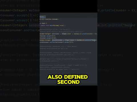 Java Consumer Gone in 60 Seconds #java #functionalinterface #consumer #spring #programming