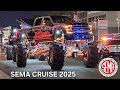 SEMA CRUISE NIGHT 2025 BIGGEST CUSTOM BUILDS ROLL OUT Modified Cars And Trucks Acf Karavan