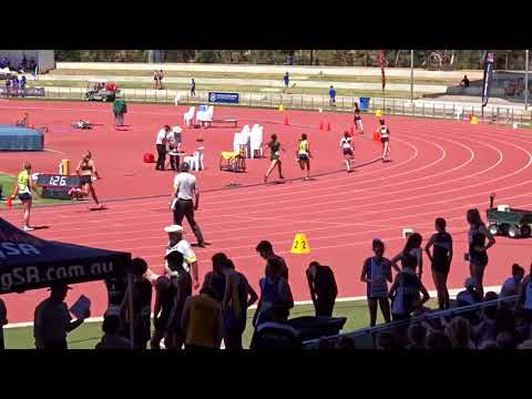 Ht2. 1000m Swedish Relay Intermediate Girls, All Schools Knockout, SA Athletics Stadium 11/12/2017