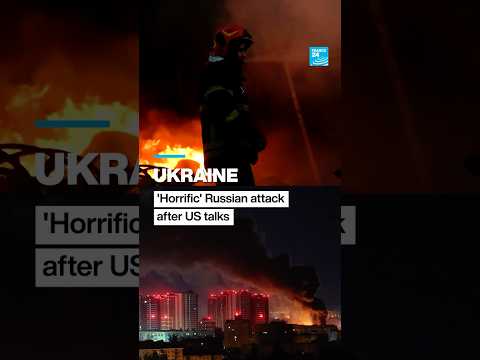 Russia pounds Kyiv, ending three-day halt for US talks