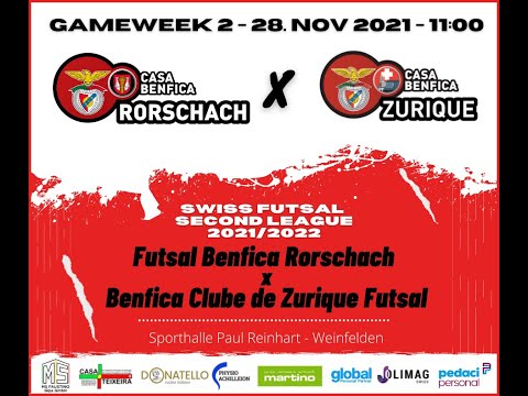 HIGHLIGHTS Futsal Benfica Rorschach vs. Benfica Clube de Zurique Futsal