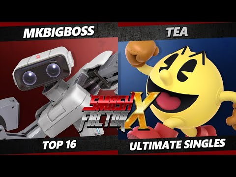 Smash Factor X - MKBigBoss (ROB) Vs. Tea (Pac-Man) Smash Ultimate - SSBU
