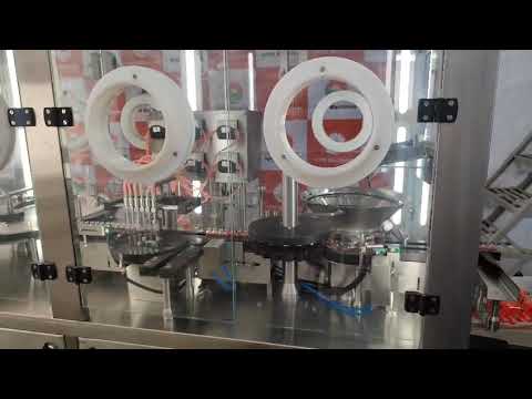 6 Head Vial Liquid Filling Machine And Rubber Stopering Machine 