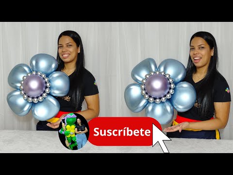 Cómo Hacer Fácil Flor en Distorsión - balloon flower