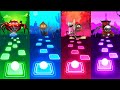 House Head vs Lightning McQueen Eater vs Train Choo Choo vs Siren Head   Tiles Hop   Eva EDM Rush