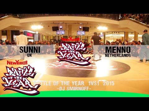 BOTY 2015 - 1 VS 1 SEMI FINAL 1 - SUNNI (UK) VS MENNO (NETHERLANDS)