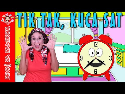 💖 Tik tak, kuca sat 💖 Pevaj sa Sandrom | Dečije pesme | Dečije priče