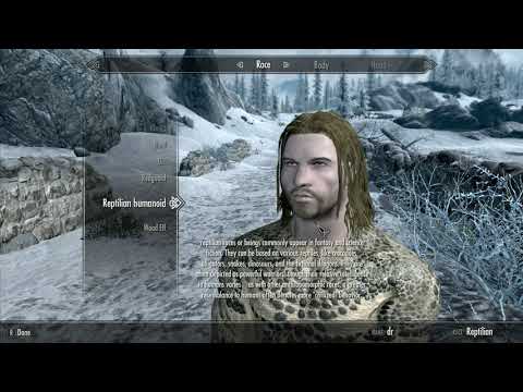 Skyrim Mod SE: IA92's Reptilian Humanoid Race (PS4/XBOX1)