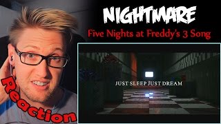 Nightmare (Five Nights at Freddy's 3 Song) by NateWantsToBattle REACTION! | THE KIDS! |