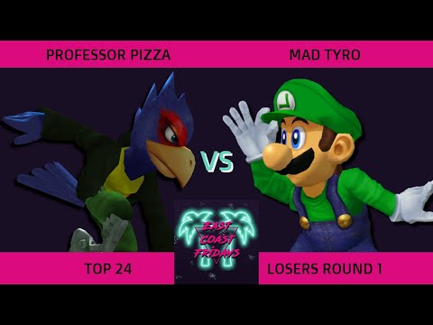 Professor Pizza (Falco) vs. Mad Tyro (Luigi) - ECF 172 Top 24 Losers Round 1 SSBM