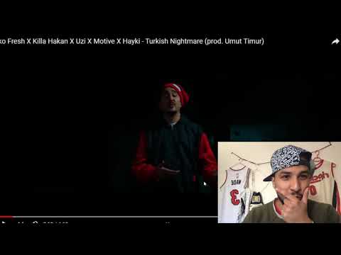 (REAKSİYON)Eko Fresh X Killa Hakan X Uzi X Motive X Hayki - Turkish Nightmare (prod. Umut Timur)