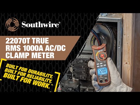 22070T True RMS 1000A AC/DC Clamp Meter