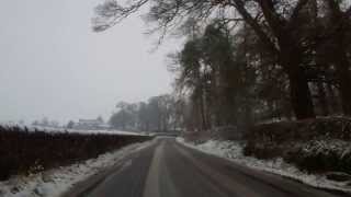 preview picture of video 'Winter Drive To Dunning Perthshire Scotland'