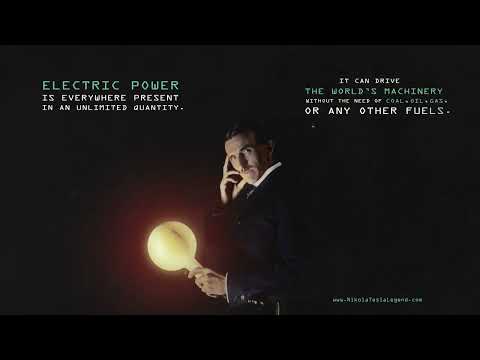 Original and authentic voice of Nikola Tesla